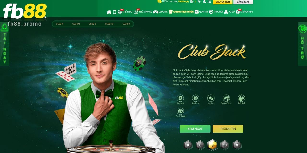 Hiểu khái quát về sảnh casino Club Ten