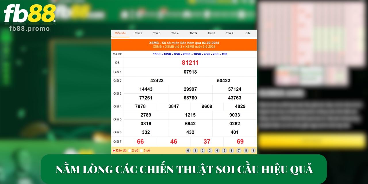 Nằm lòng các chiến thuật soi cầu hiệu quả